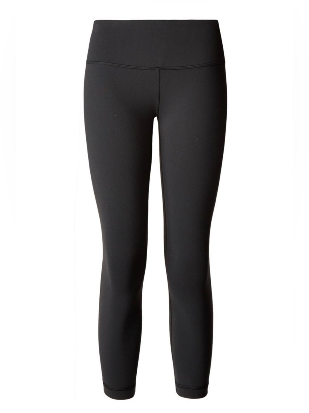 Lululemon Wunder Under Crop Legging Black Low Rise Womens Sz 8